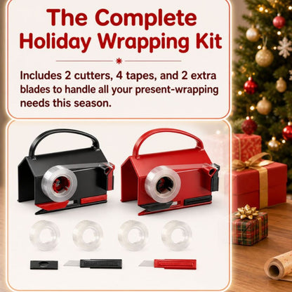 Manual Wrapping Paper Cutter with Handle