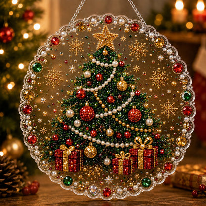 5D Diamond Painting Ornament Christmas Hanging Decoration