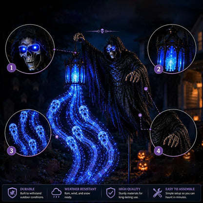 Grim Reaper Soul Harvester Yard Light