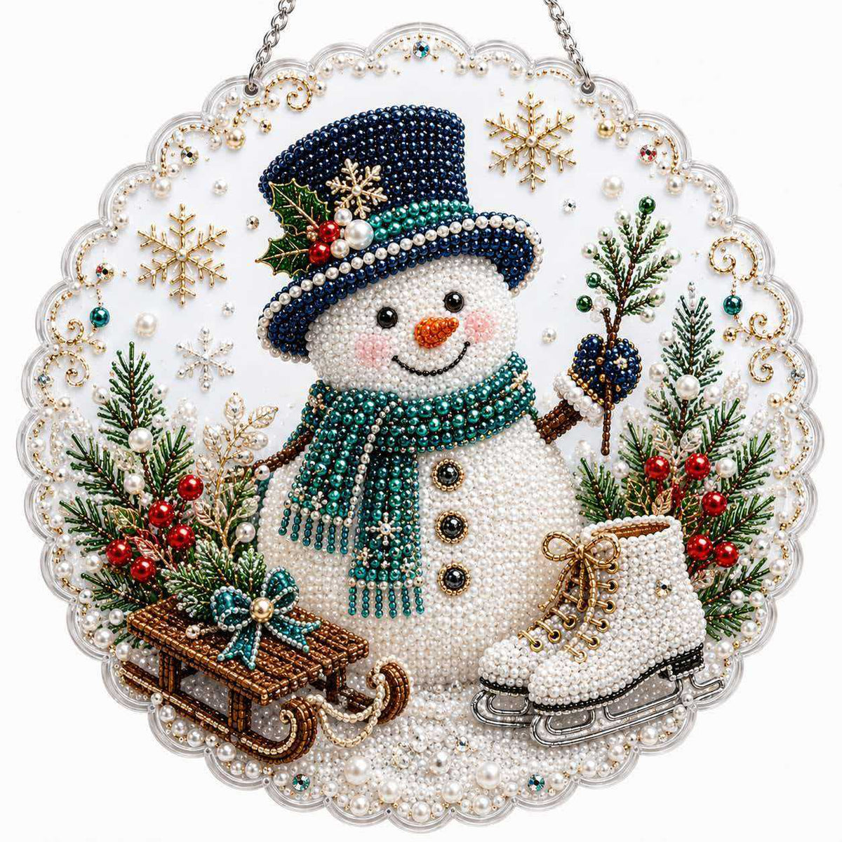 5D Diamond Painting Ornament Christmas Hanging Decoration