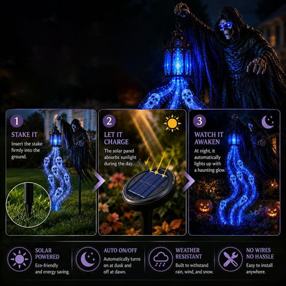 Grim Reaper Soul Harvester Yard Light