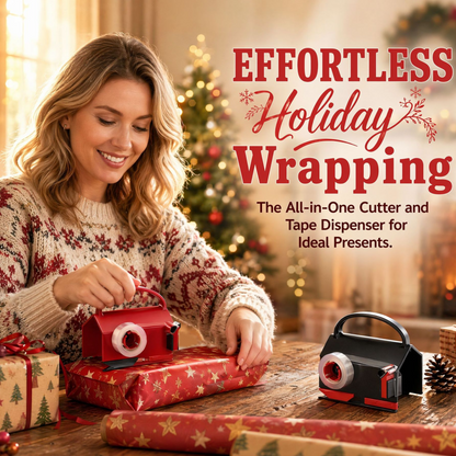 Manual Wrapping Paper Cutter with Handle