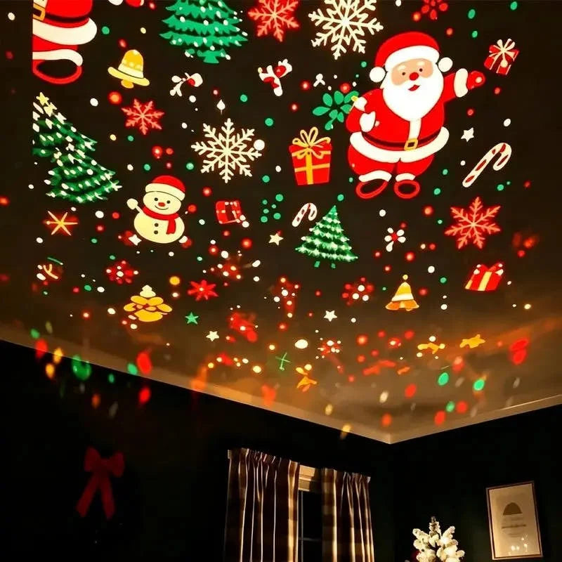 Christmas Projector Indoor Holiday LED Projector Light for Home