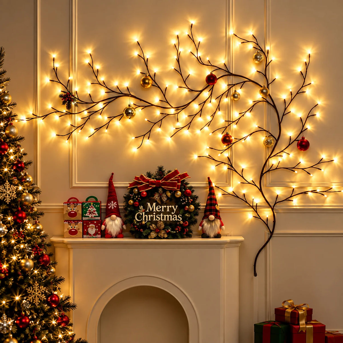 LED Willow Vine Light