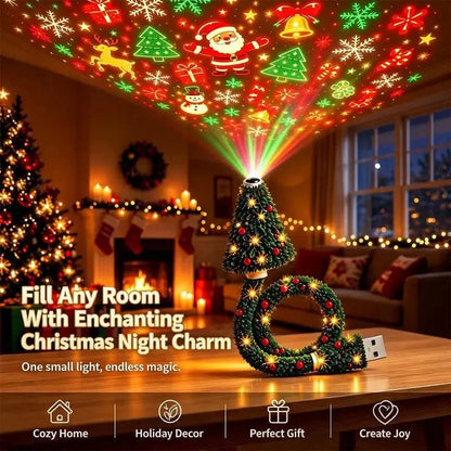 Christmas Projector Indoor Holiday LED Projector Light for Home